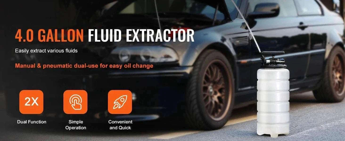6.5L/15L Pneumatic Fluid Extractor Oil Change Pump Kit-15L / GERMANY