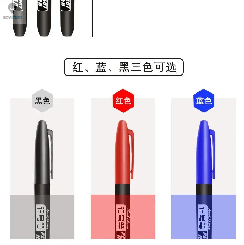 6 PCS Permanent Marker Pen Manga Drawing Markers Black Blue Red Waterproof Ink Sketch Pens Stationery Art School Supplies Spy-shop.com