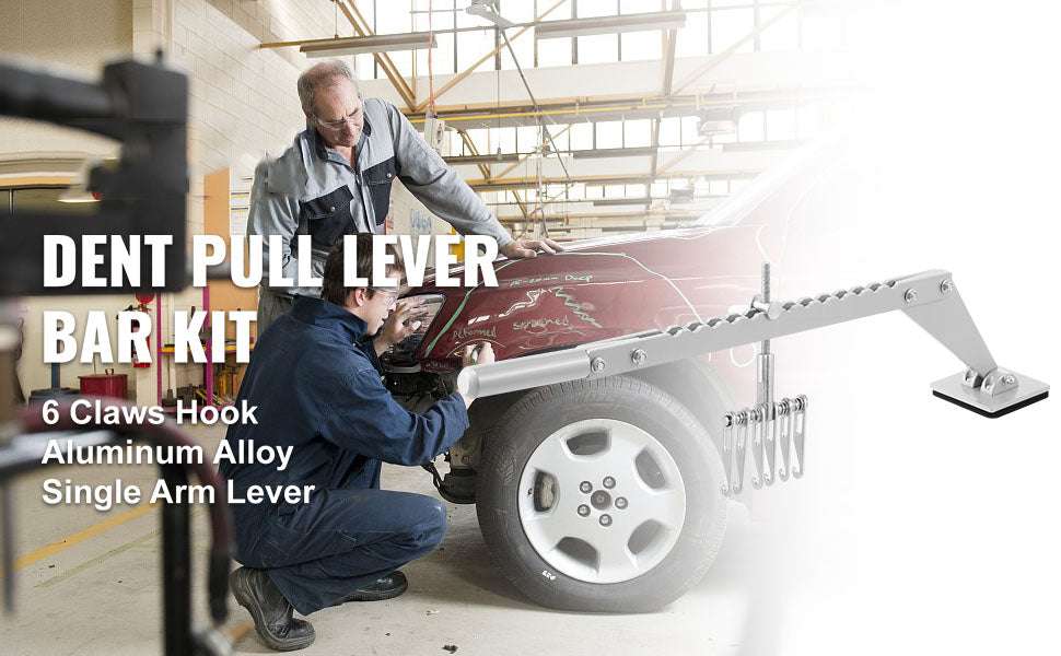 6-Claw Dent Puller Bar with Adjustable Foot for Car Repair-spain