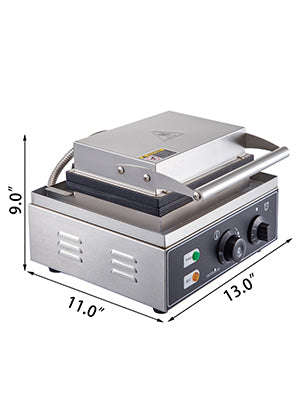6 Hole Electric Donut Maker Stainless Steel Non-Stick Commercial Appliance-Germany