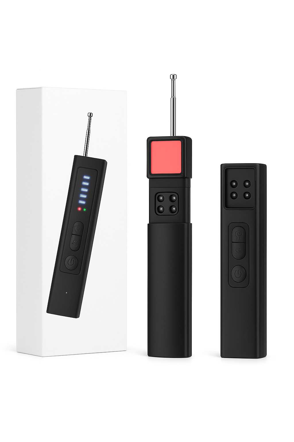6-in-1 Anti-Spy Hidden Camera Detector GPS Tracker Finder RF Signal Eavesdropping Device Scanner for Hotel Travel Privacy - Spy-shop.com