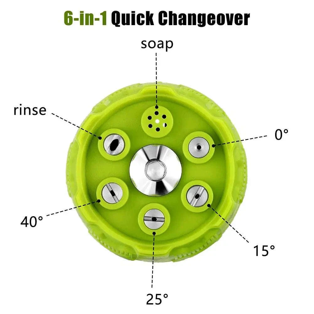 6‑in‑1 Pressure Washer Nozzle-B