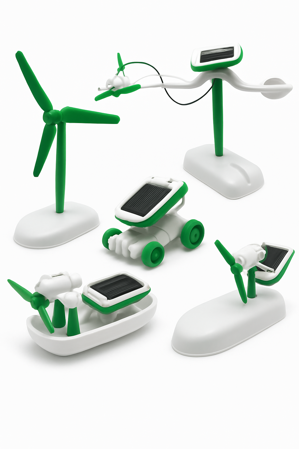 6-in-1 Solarenergie-Roboter-Bausatz DIY Lernspielzeug