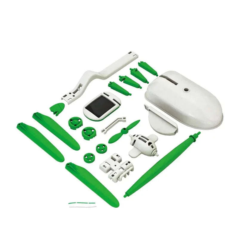6-in-1 Solar-Power Robot Kit DIY Educational Toy-No box