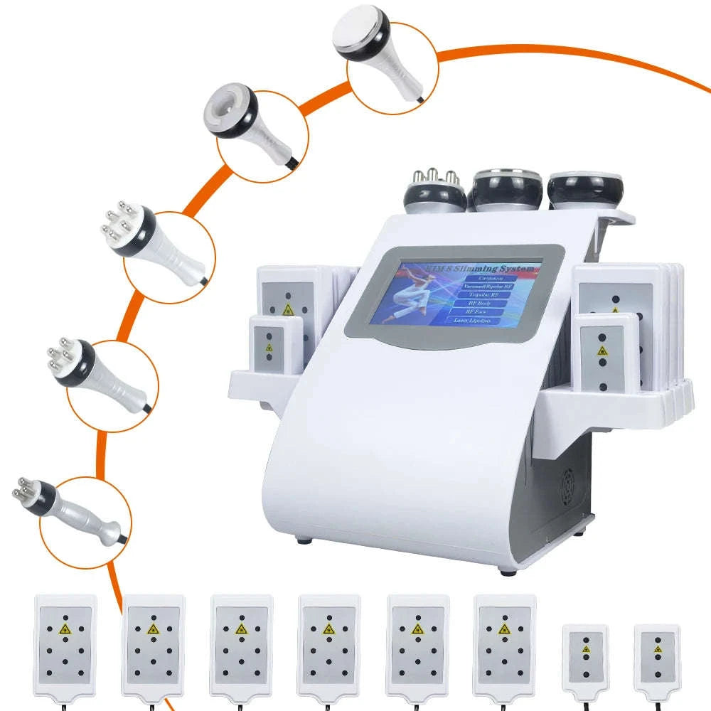 6-in-1 Ultrasonic Cavitation Body Sculpting Machine-US PLUG / United States / 100V-127V US Plug