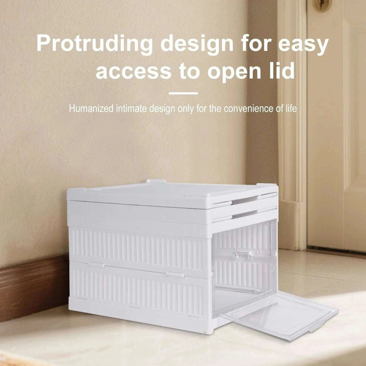 6-Layer Foldable Transparent Shoe Storage Cabinet Stackable Organizer-PL-6-Layer / france