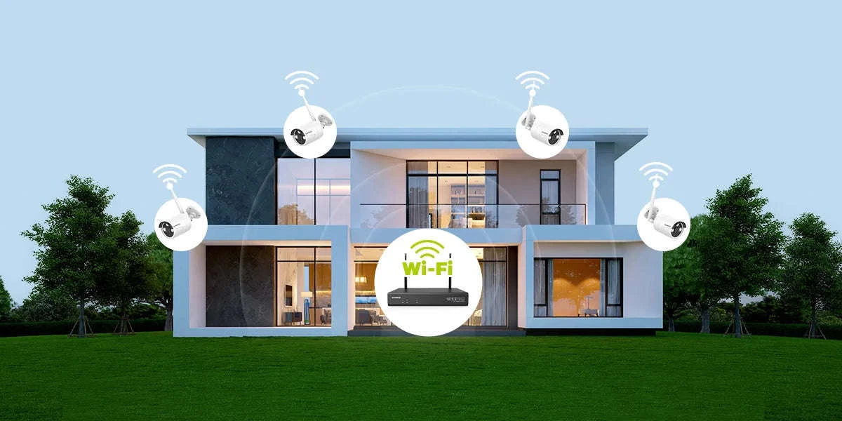 6-Pack 5MP Wi-Fi Outdoor Security Camera Kit with 10CH NVR-6PCS CAMERAS / spain / 1T