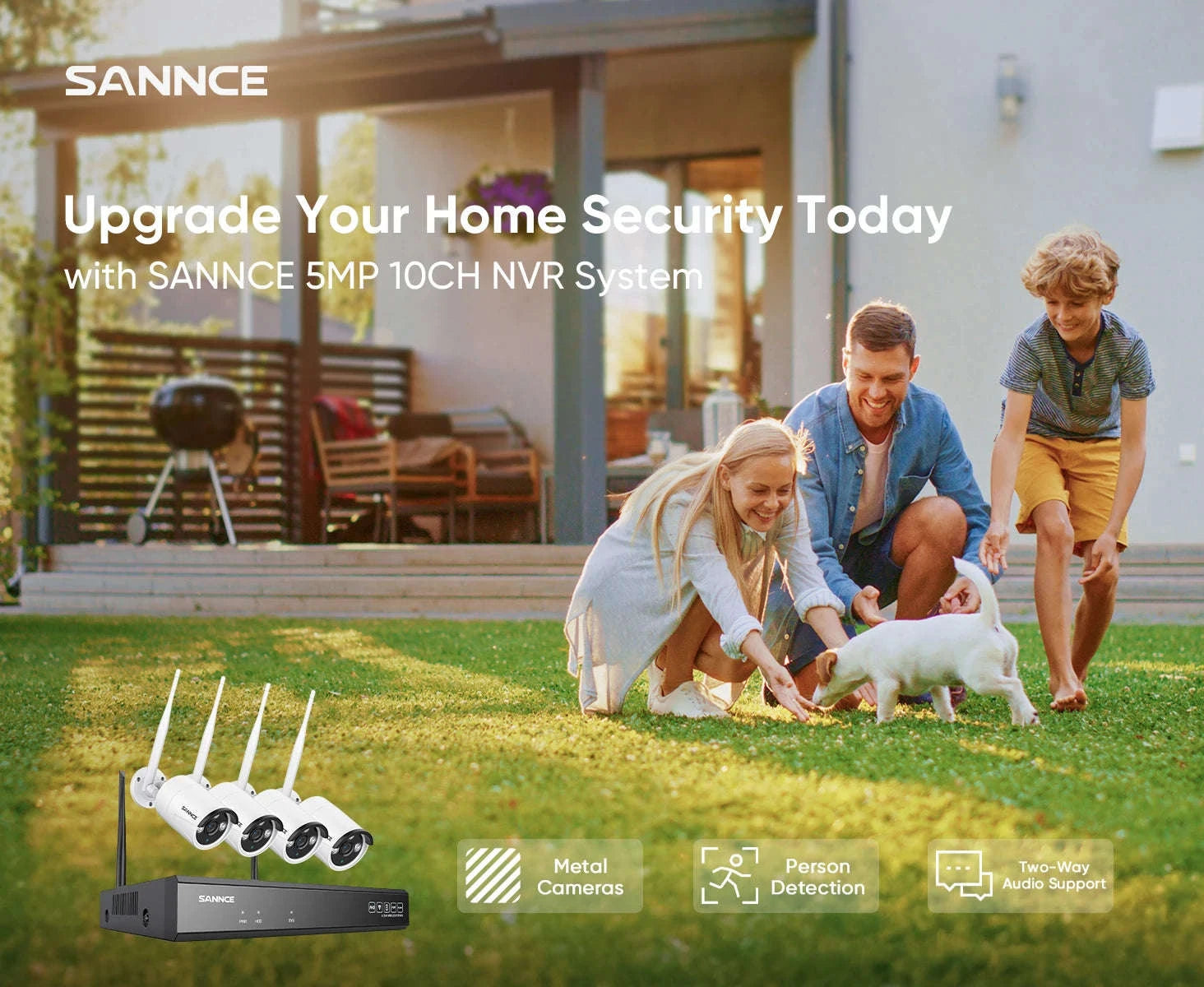 6-Pack 5MP Wi-Fi Outdoor Security Camera Kit with 10CH NVR-6PCS CAMERAS / spain / 1T