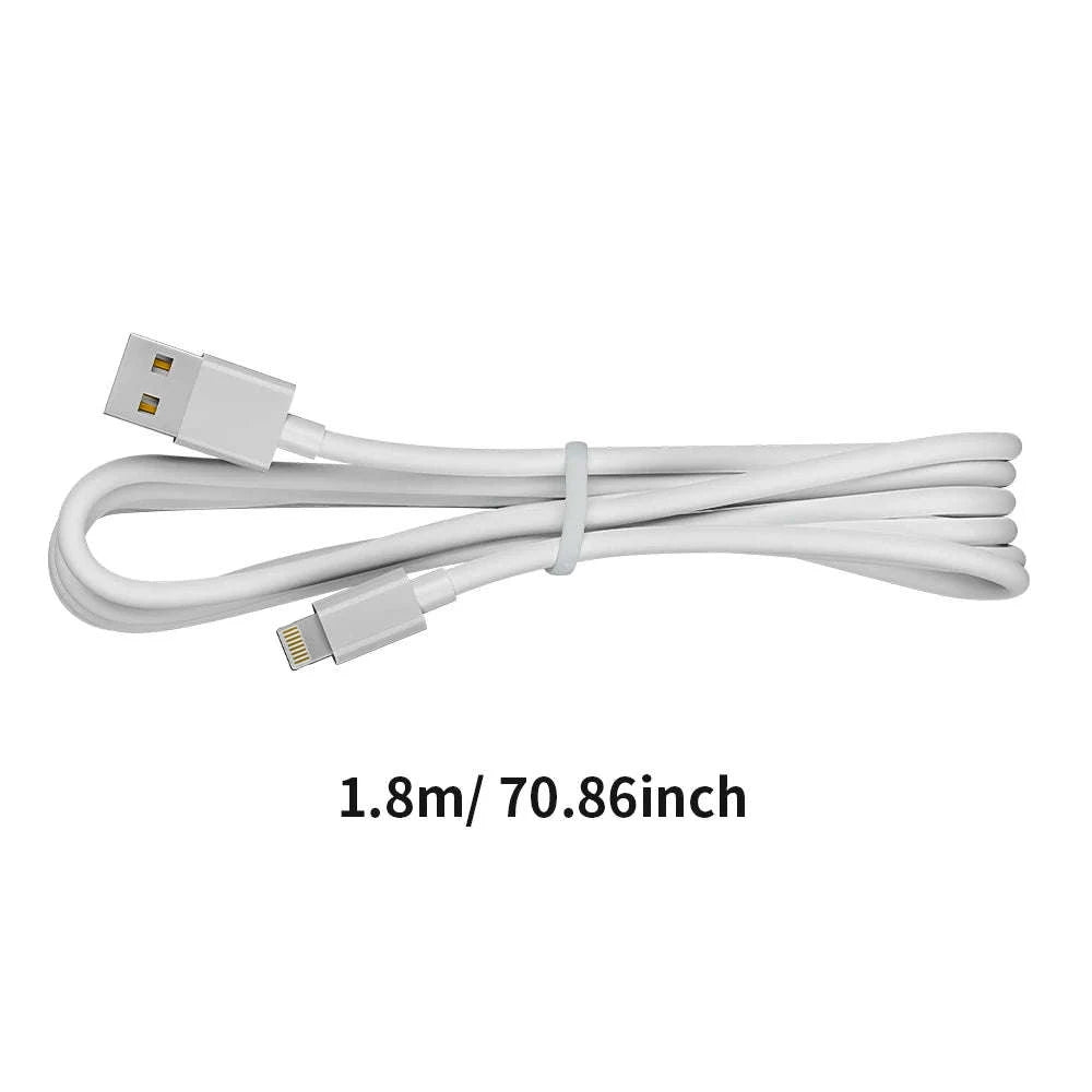 6-Pack 6ft Lightning Charging Cables for iPhone Fast Charge 2.4A-United States