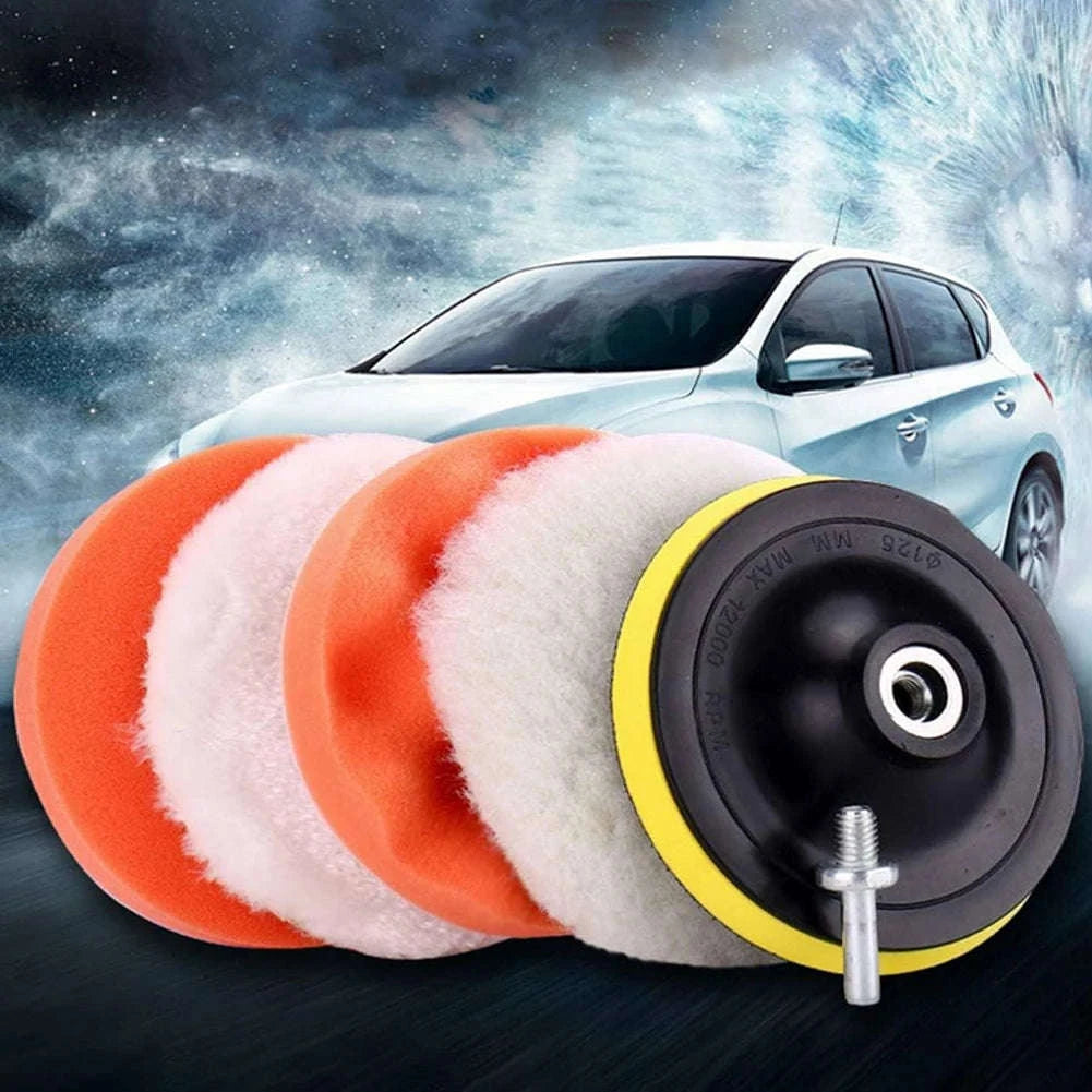 6-Piece Car Polishing Buffer Pad Kit for Drill Waxing-3 Inch / United States