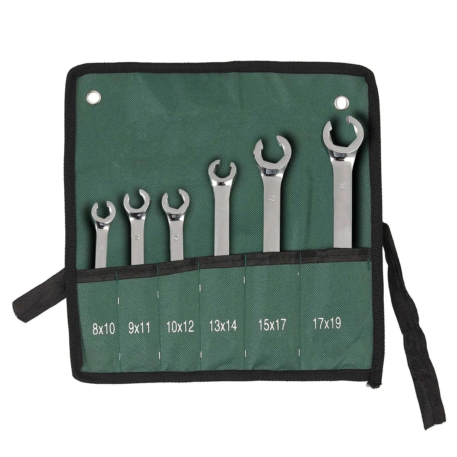 6-Piece Combination Flare Wrench Set for Brake and Fuel Lines-Silver / Russian Federation
