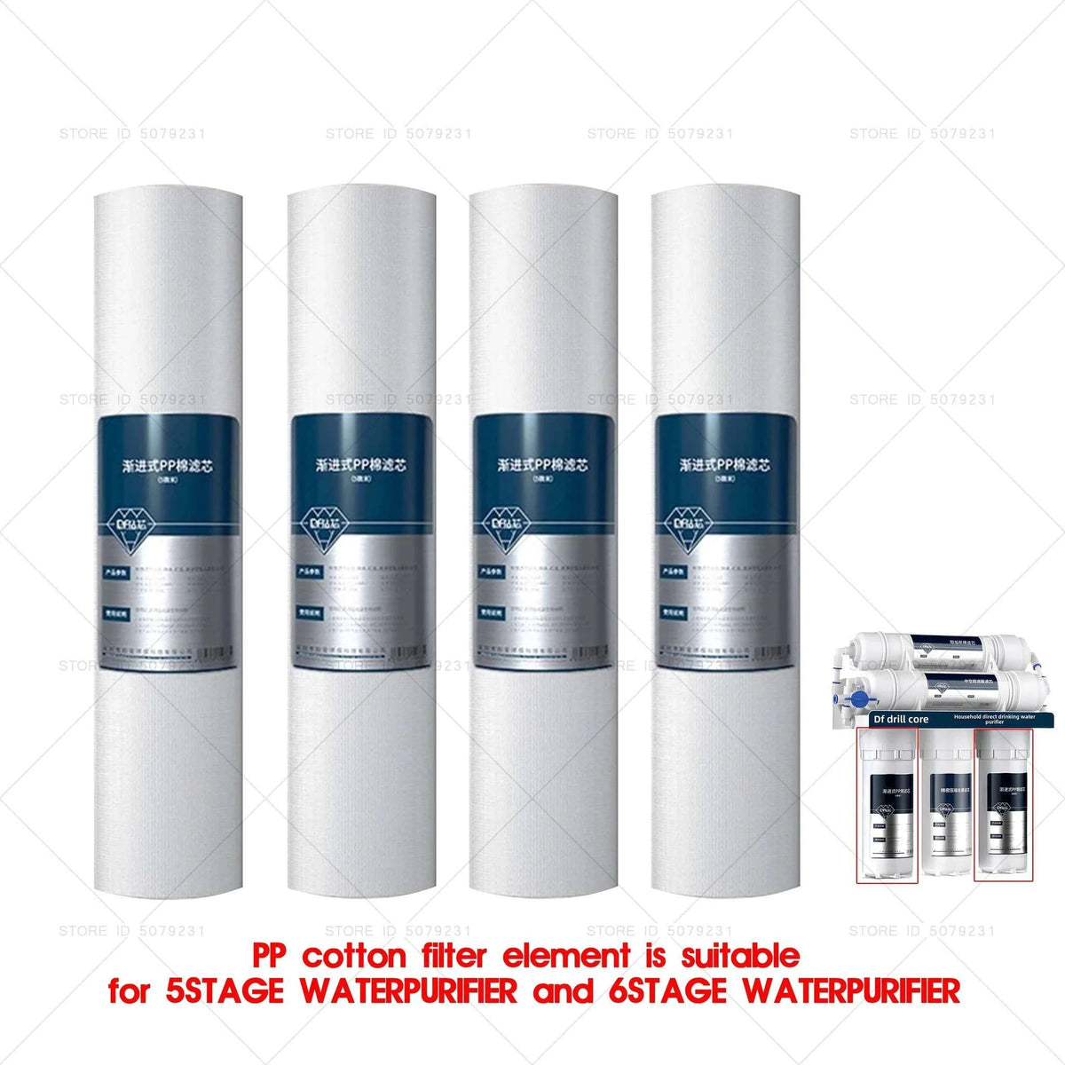 6-Stage Ultrafiltration Water Purifier Non-Electric Kitchen Filter-6STAGE WATERPURIFIER
