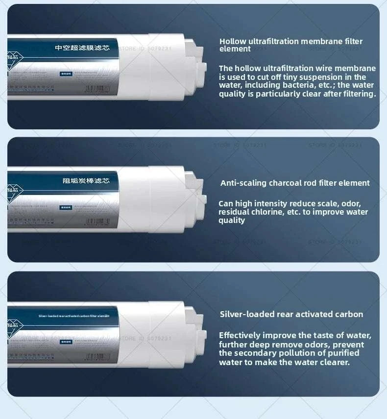 6-Stage Ultrafiltration Water Purifier Tap Filter 1.5L/min-6STAGE WATERPURIFIER