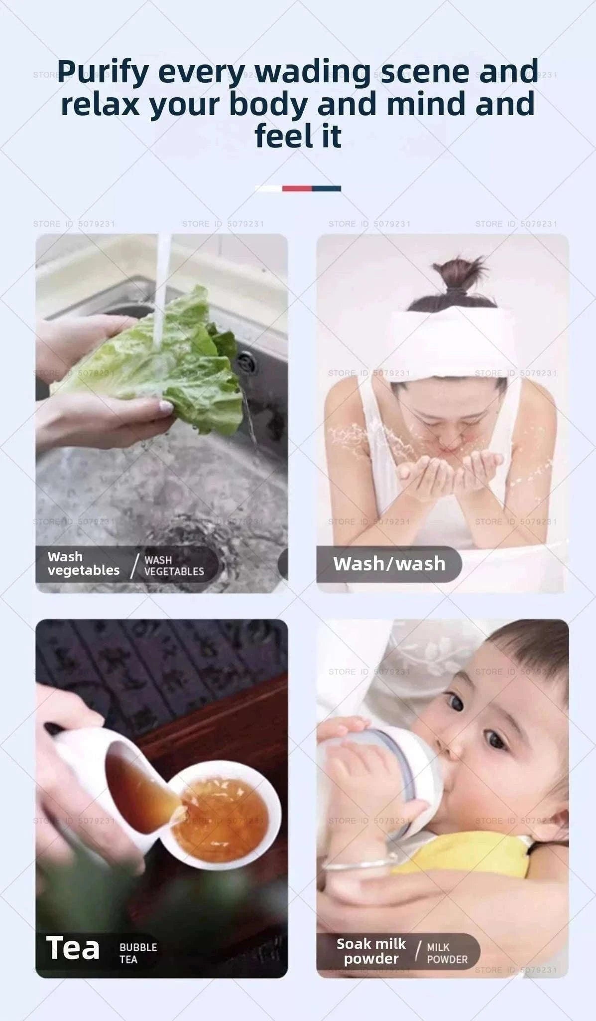 6-Stage Ultrafiltration Water Purifier Tap Filter 1.5L/min-6STAGE WATERPURIFIER