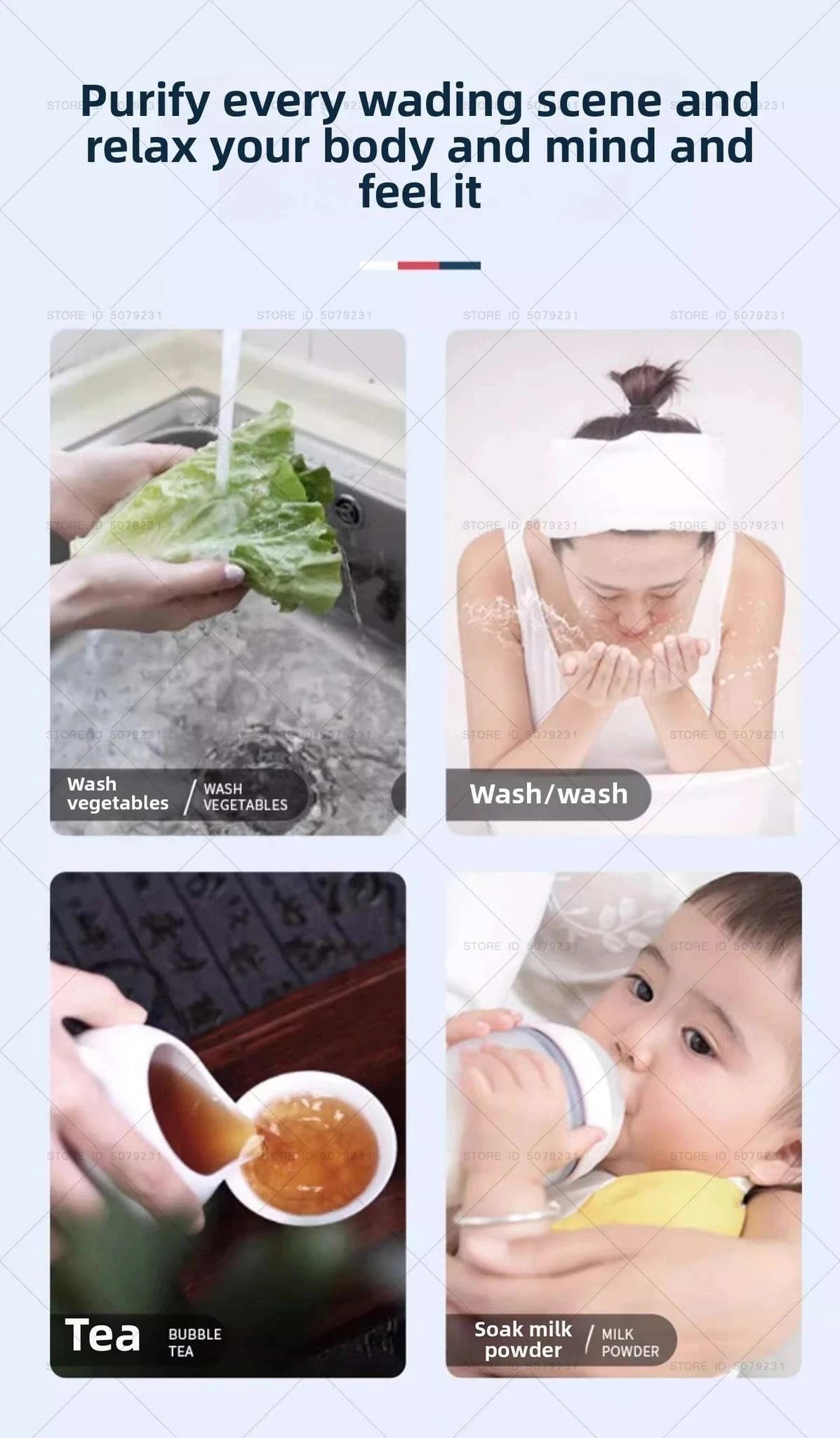 6-Stage Ultrafiltration Water Purifier Tap Filter 1.5L/min-6STAGE WATERPURIFIER