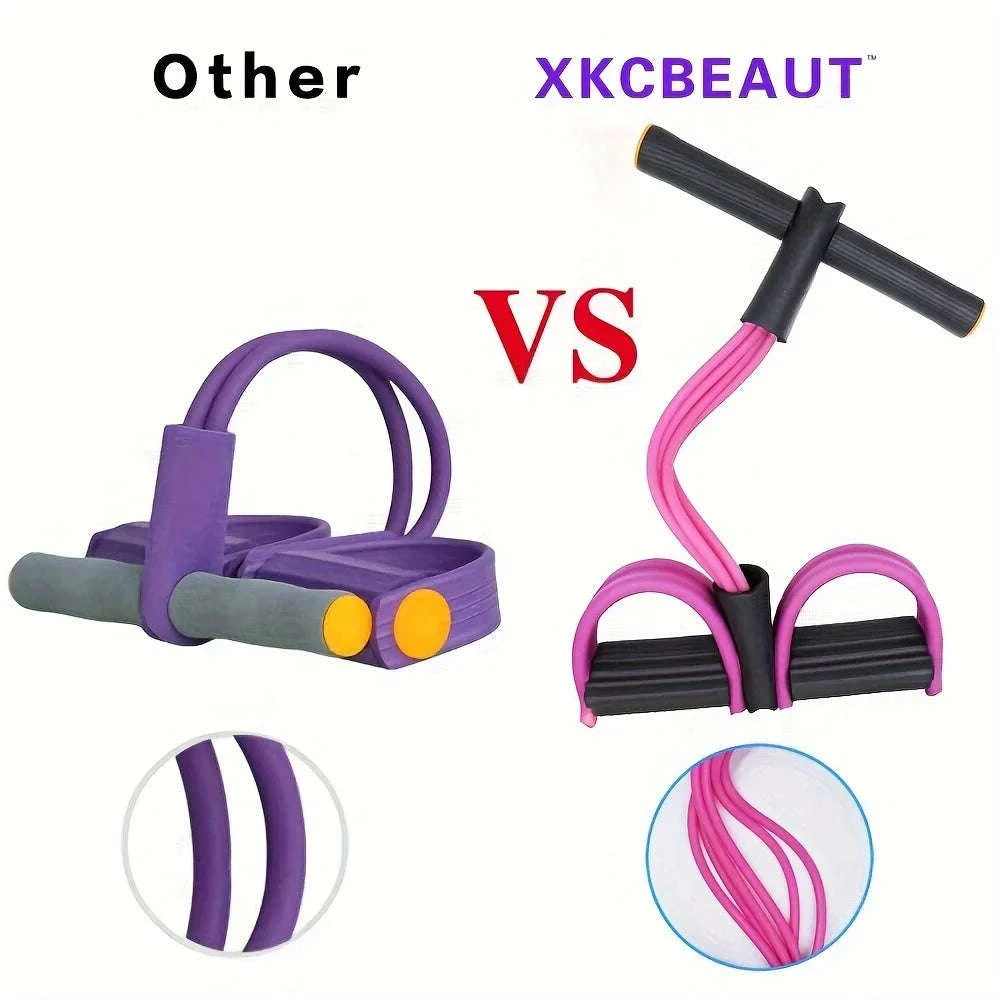 6‑Tube Multi‑Functional Resistance Band for Full‑Body Training-PURPLE / United States