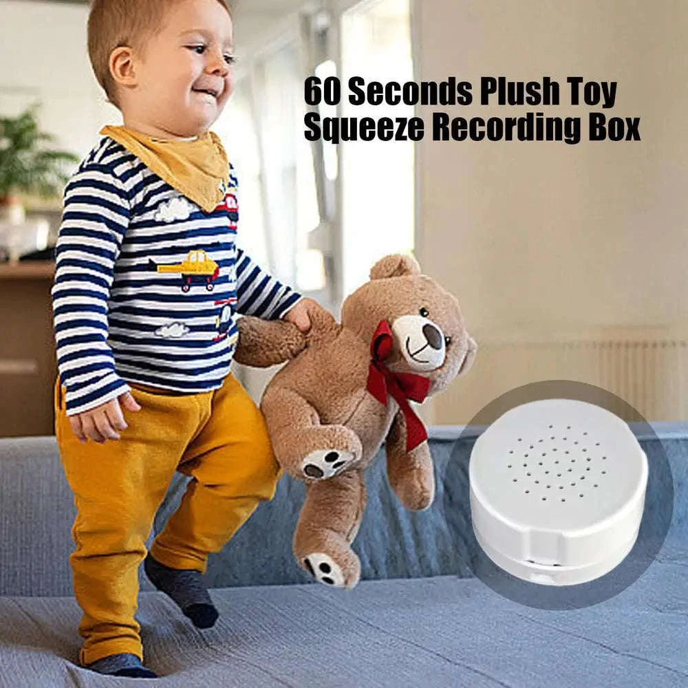60-Second Recordable Voice Box for Stuffed Animals and DIY Plush Gifts-60 Seconds