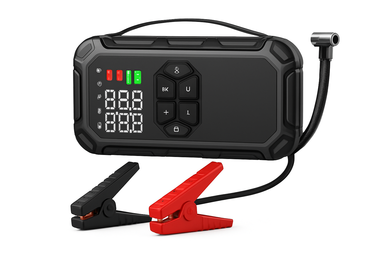 Startovací zdroj 6000A s kompresorem 160PSI LCD USB LED