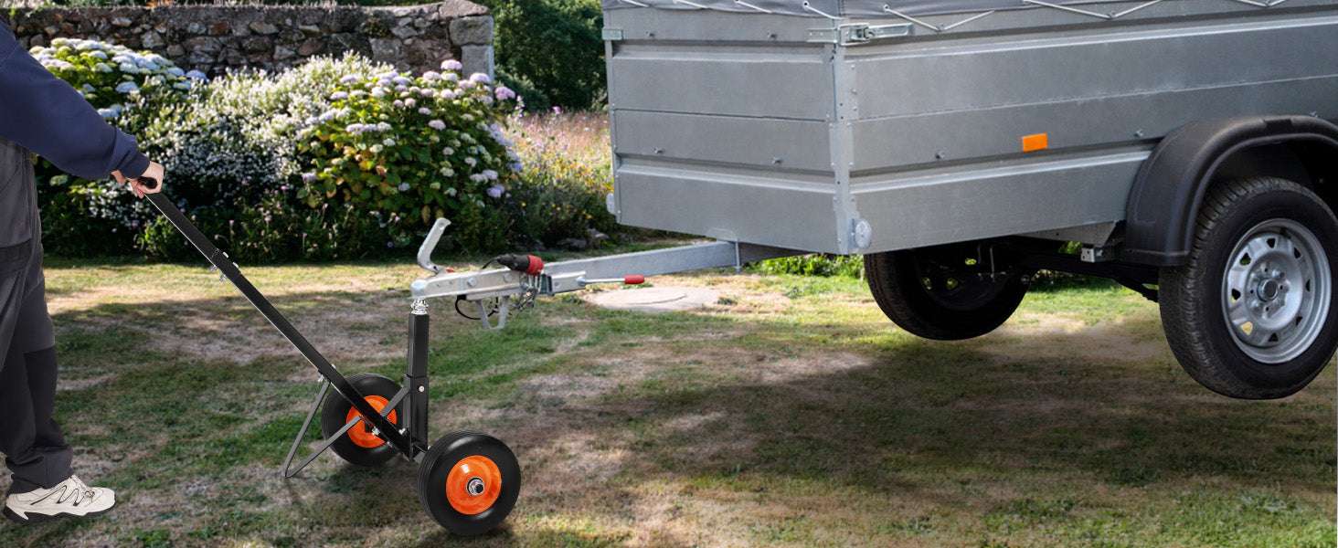 600lbs Trailer Dolly with Adjustable Height & Universal Hitch Ball-600 lbs / france