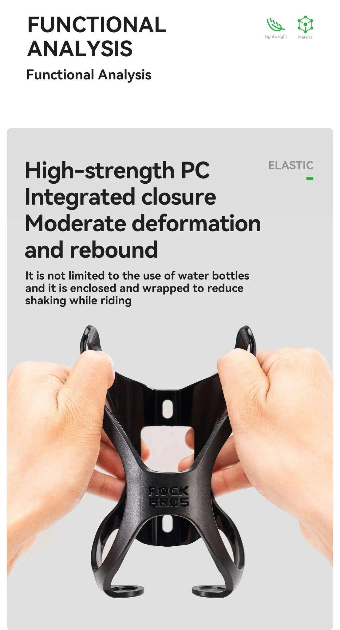 600ml Cycling Water Bottle with Bike Cage-310037001
