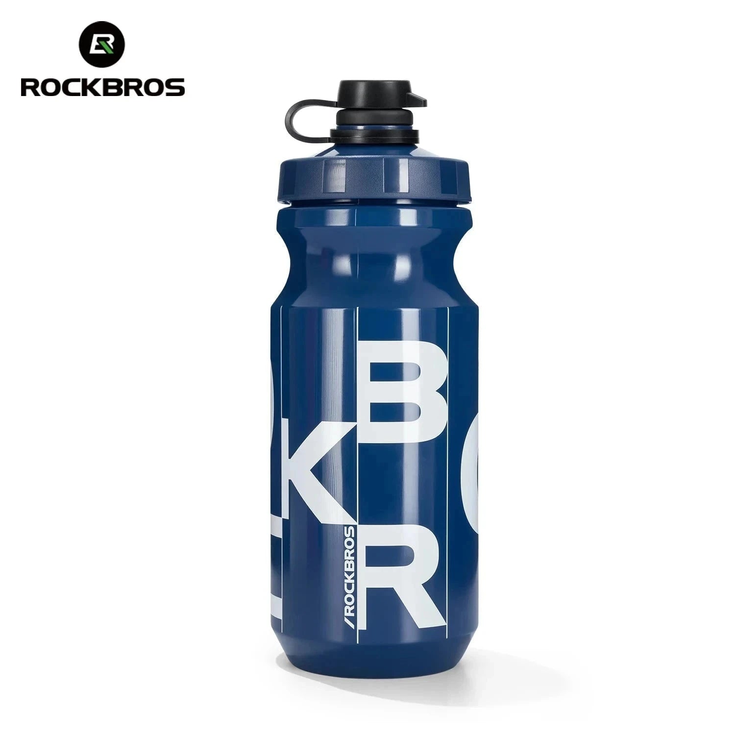 600ml Cycling Water Bottle with Dust Cover Leakproof Squeeze Design-White