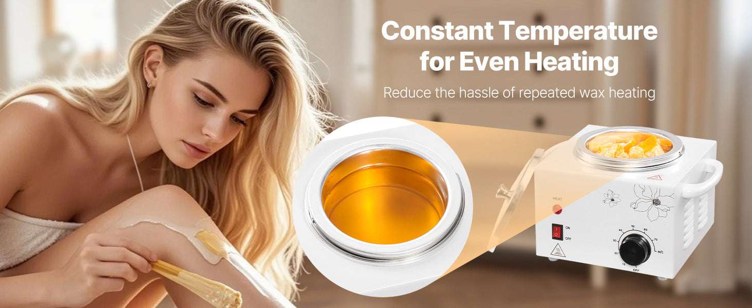 600ml Wax Warmer for Hair Removal with Adjustable Temperature Control-500-600ml / United States