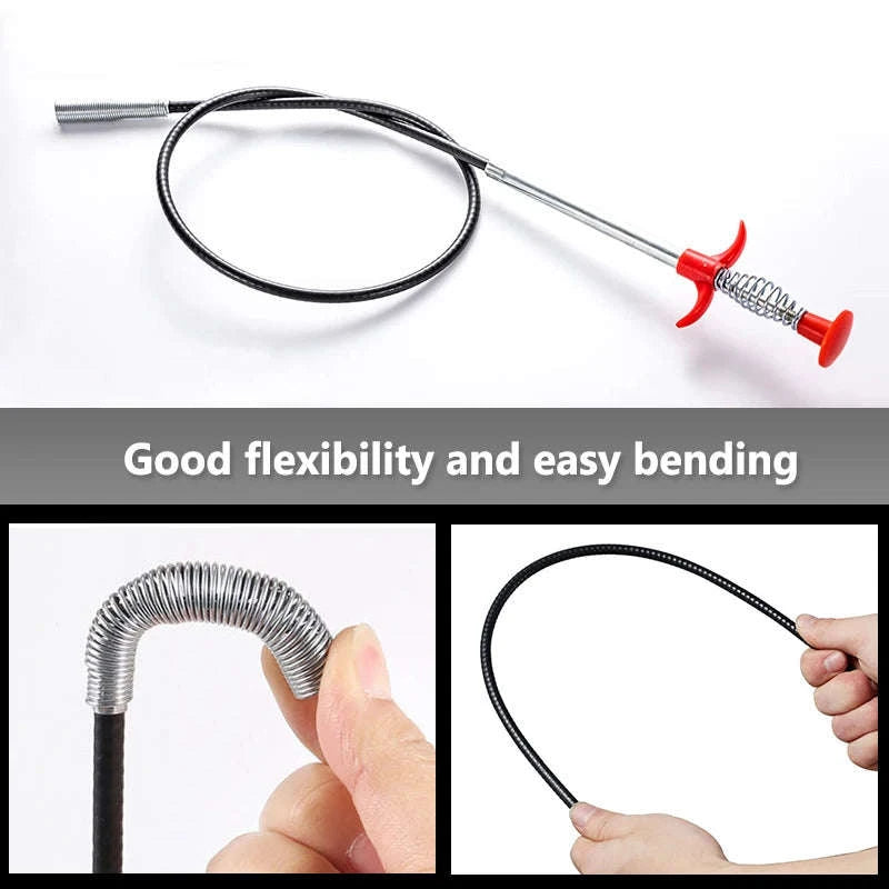 60cm Spring Pipe Dredging Tool-Default Title