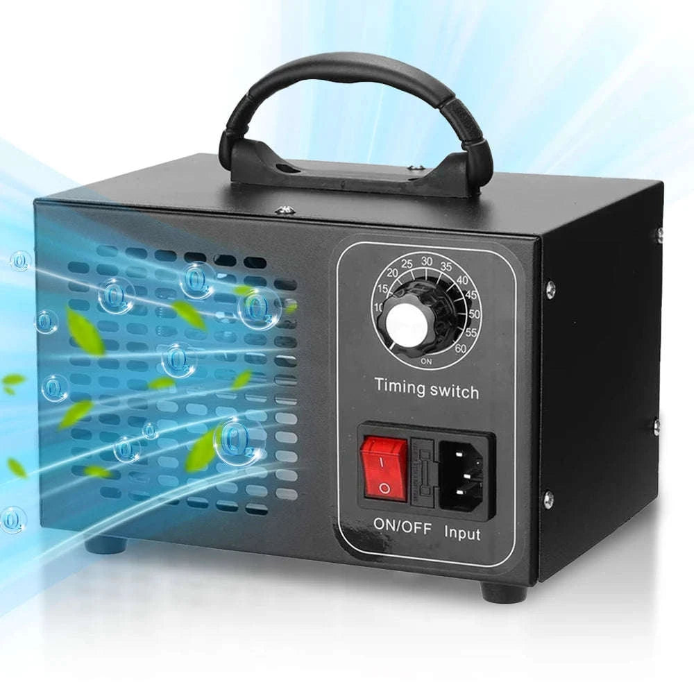 60g/h Ozone Generator Air Purifier for Home, Car & Office-PL-BLACK / 1.8KG / france|EU