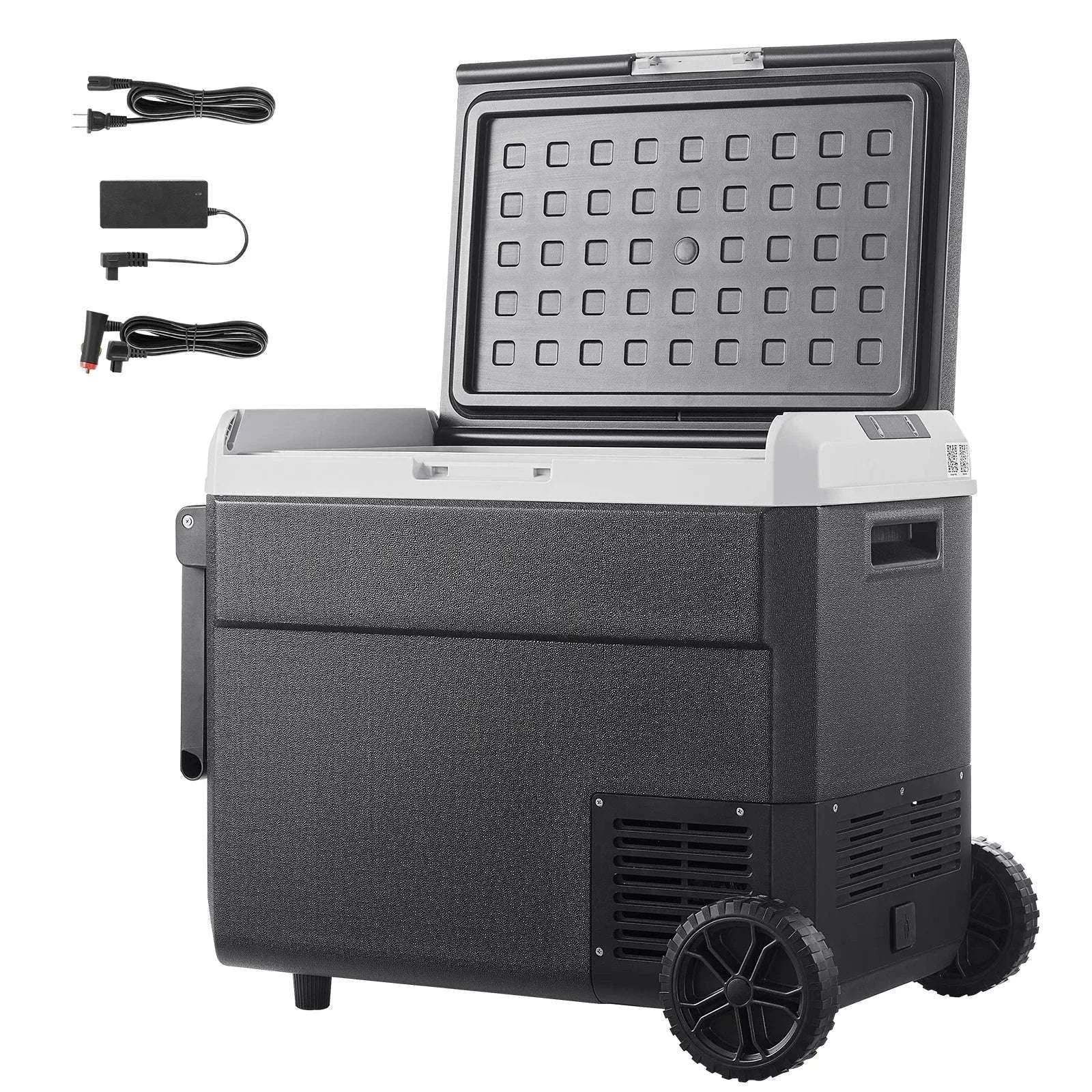 60L Portable Car Refrigerator Freezer with Wheels & Fast Cooling-60L / United States