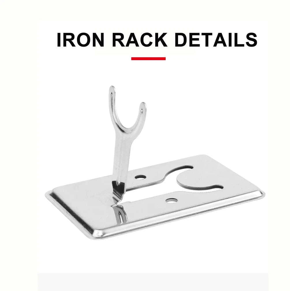 60W Adjustable Temperature Electric Soldering Iron Kit-Gray EU 7pcs Kit