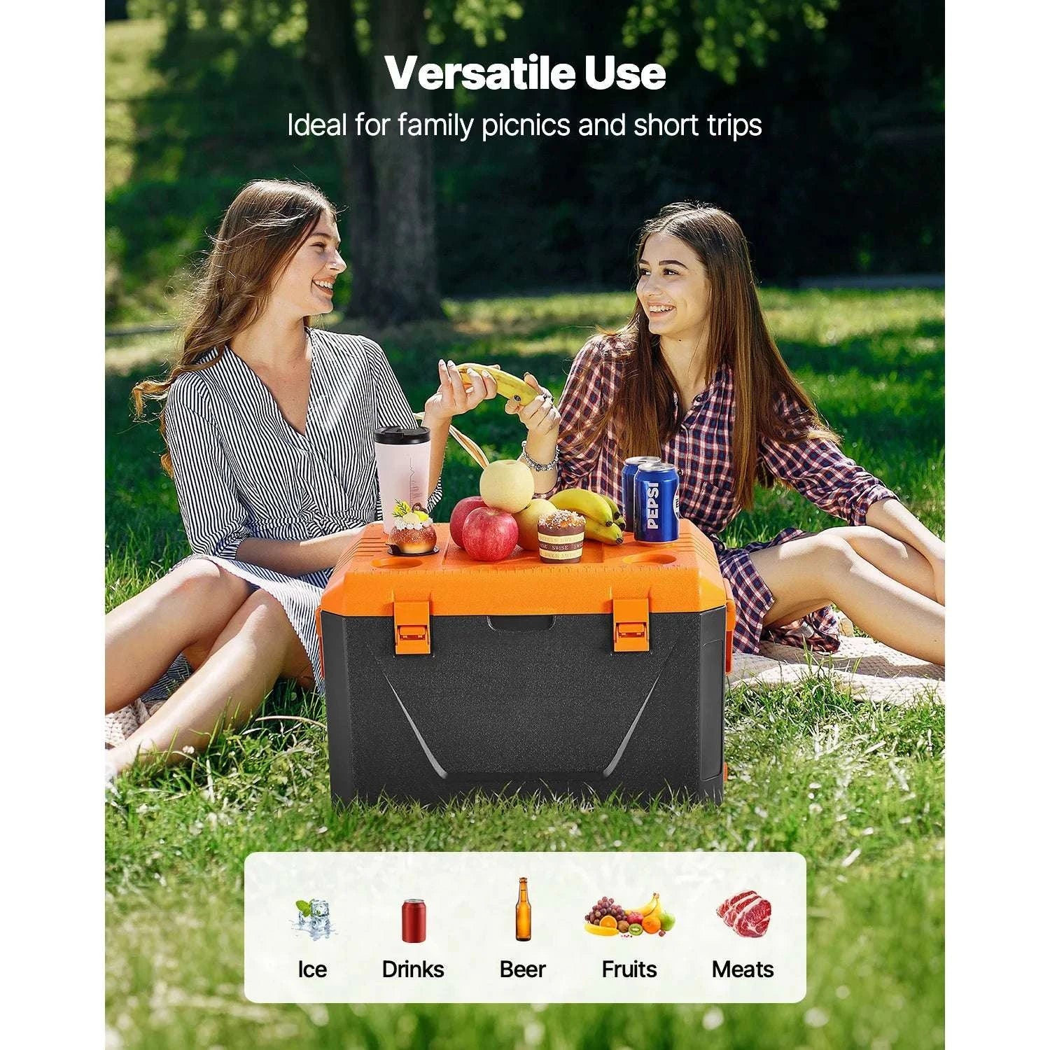 63QT Portable Hard Cooler with Ice Retention for Camping & Travel-63qt / United States