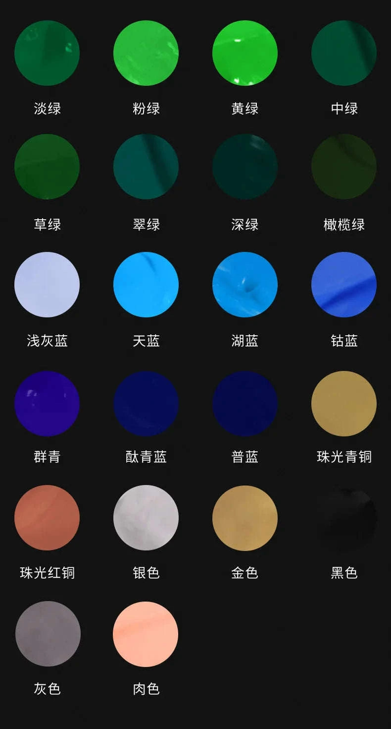 64-Color Chagall Acrylic Paint Set – 100ML-grass green / single color / CHINA