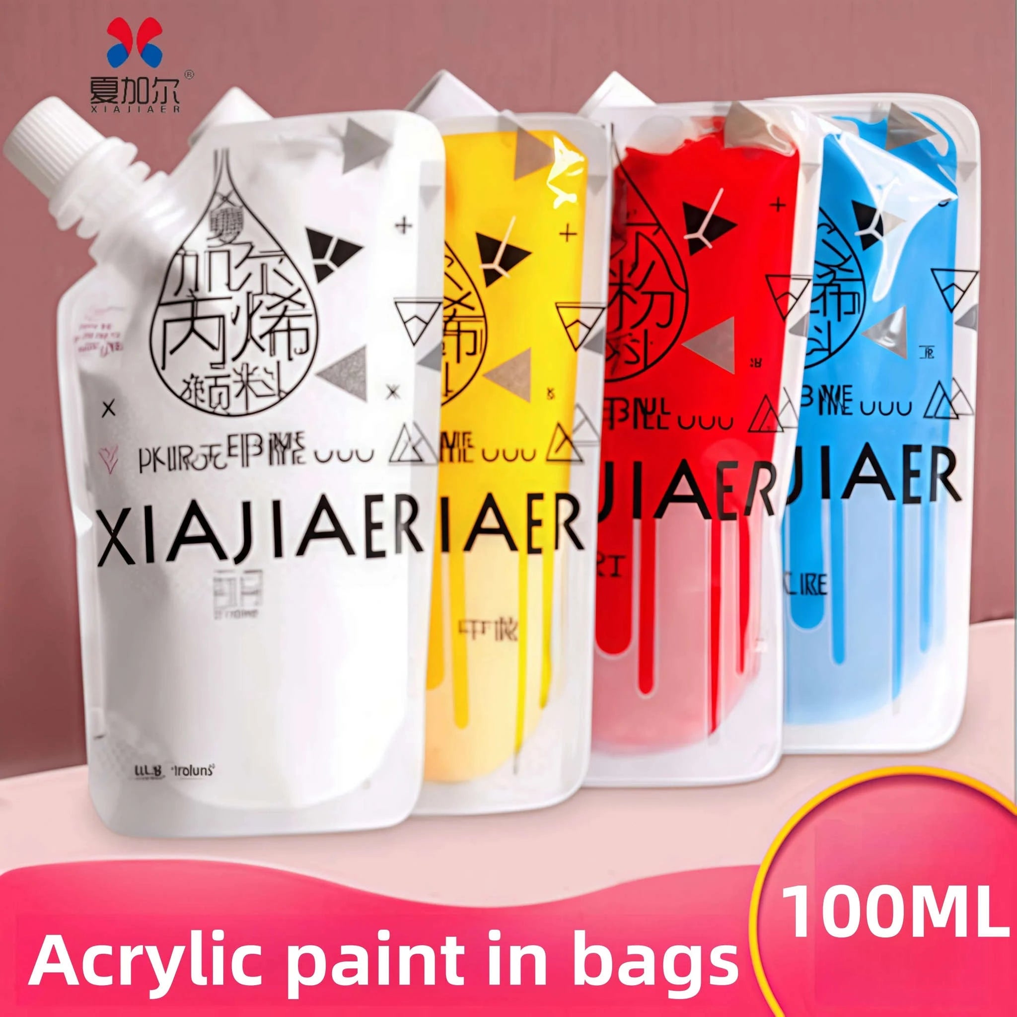 64-Color Chagall Acrylic Paint Set – 100ML-grass green / single color / CHINA
