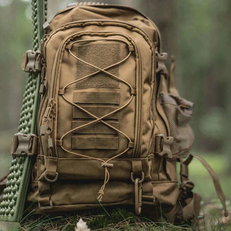 65L Outdoor Tactical Backpack-Brown / United States