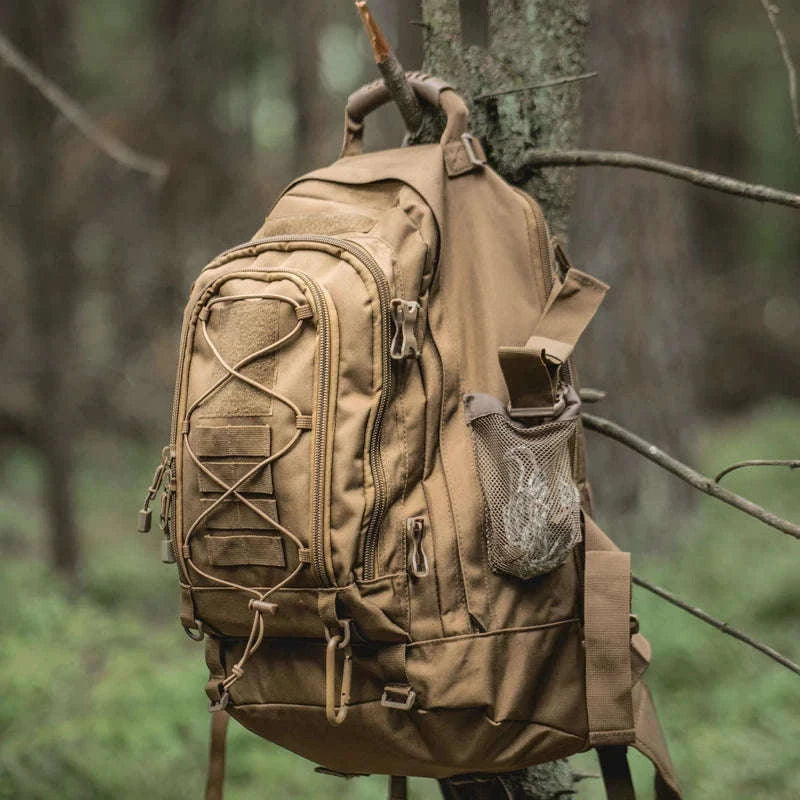 65L Outdoor Tactical Backpack-Brown / United States