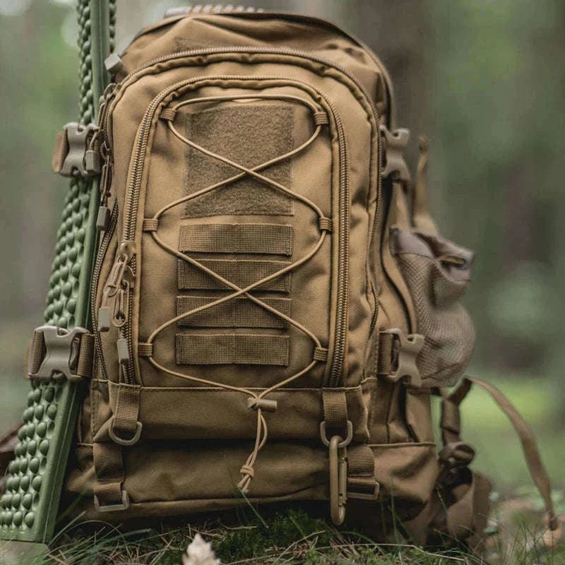 65L Outdoor Tactical Backpack-Brown / United States