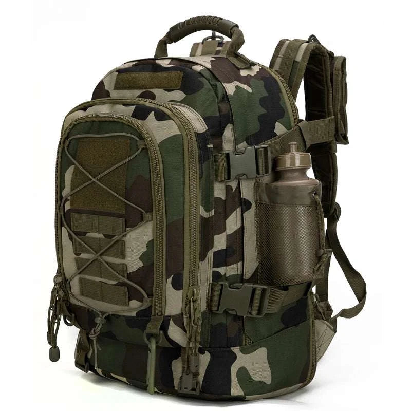 65L Tactical Military Backpack for Camping, Hiking & Travel-CP / United States
