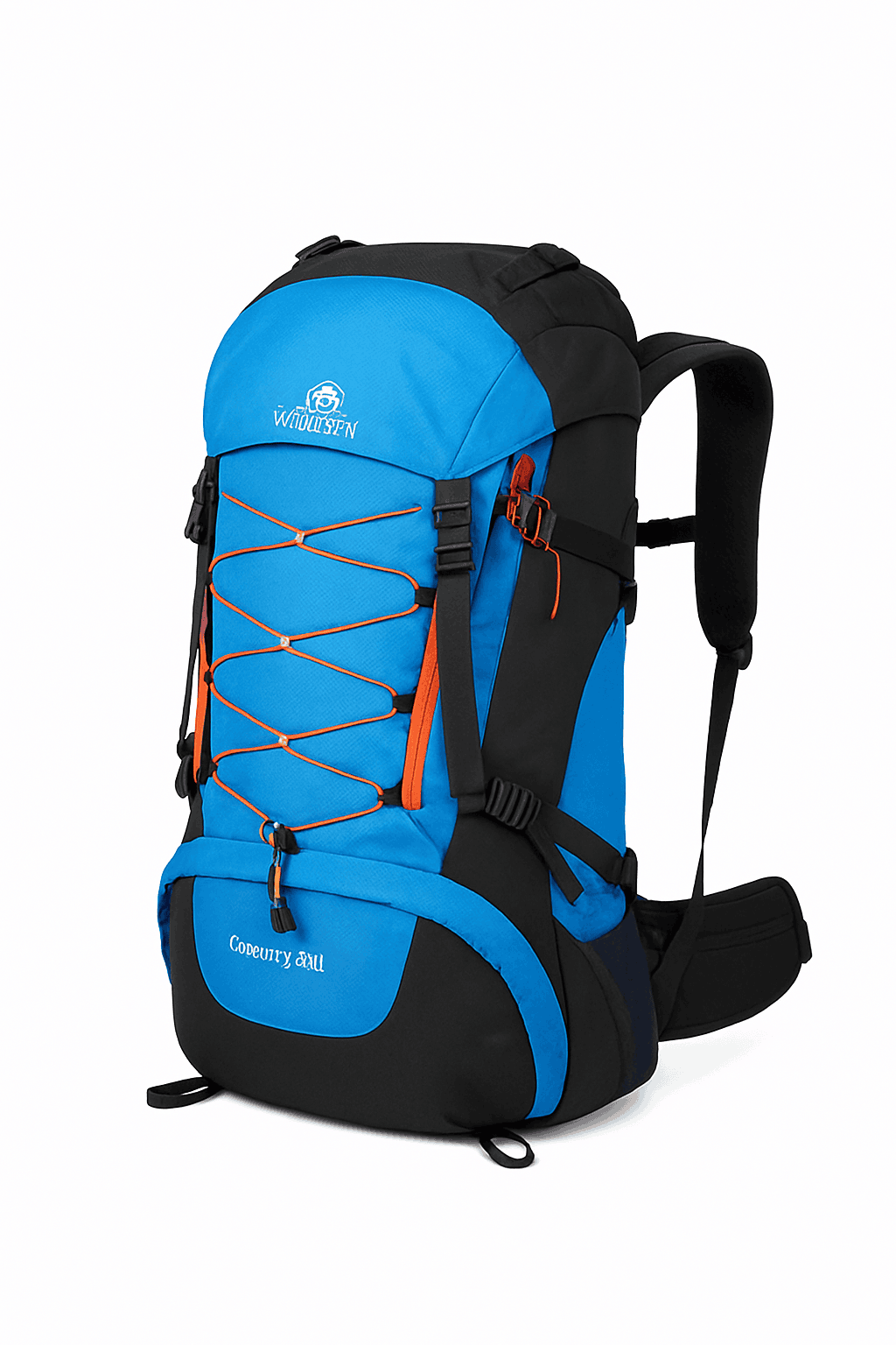 65L Waterproof Climbing Backpack for Hiking and Camping-Gray