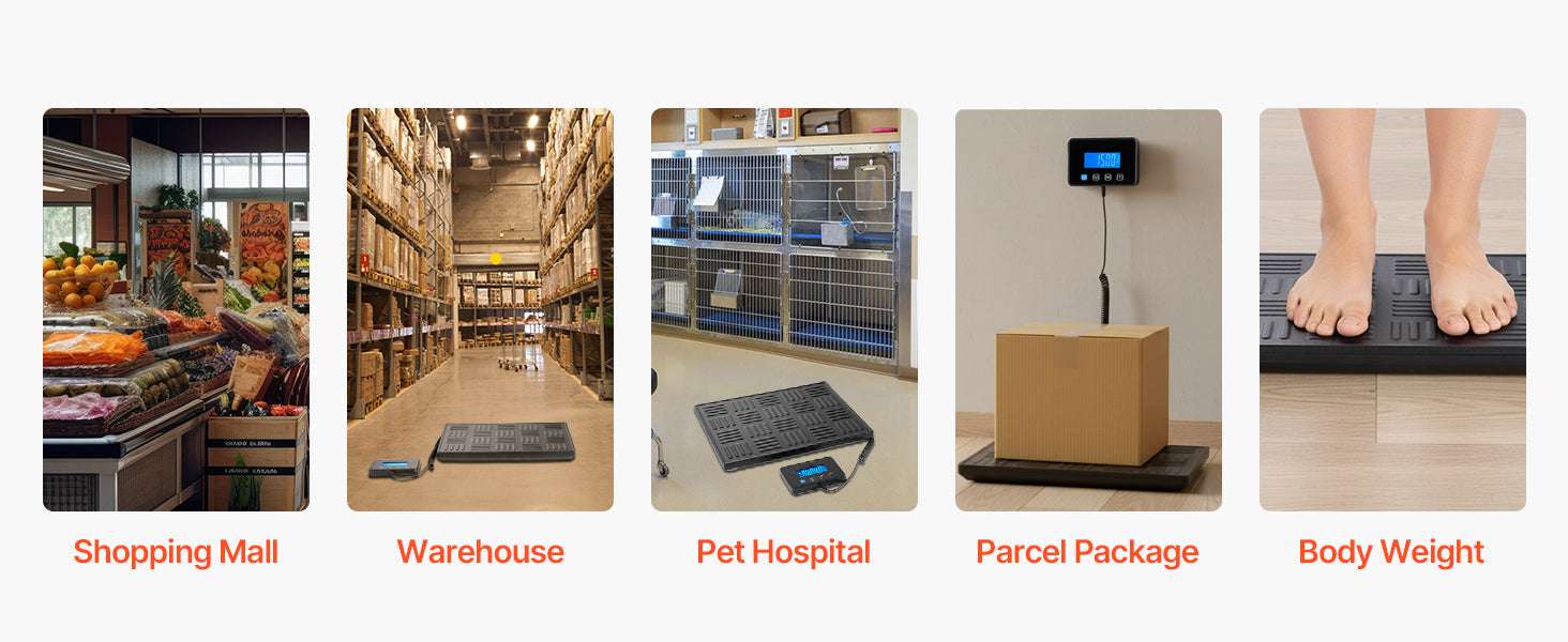 660 lb Digital Postal Scale with Dual Accuracy & Detachable Display-660 lbs / United States