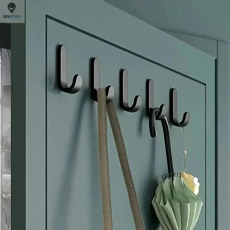 6Pcs Strong Self-Adhesive J-hook Waterproof Adhesive Hanging,Bathroom Towel Key Kitchen Spy-shop.com