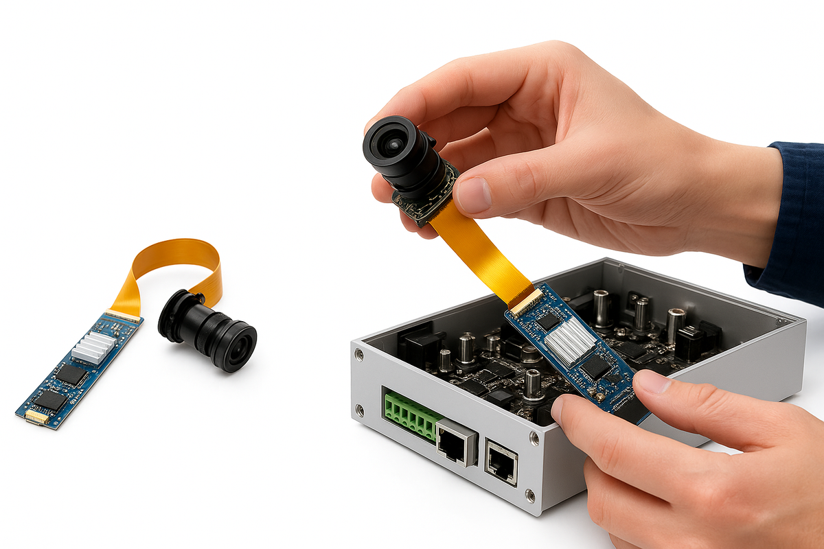 12MP 4K IP Camera Board Module with 3.6mm Lens