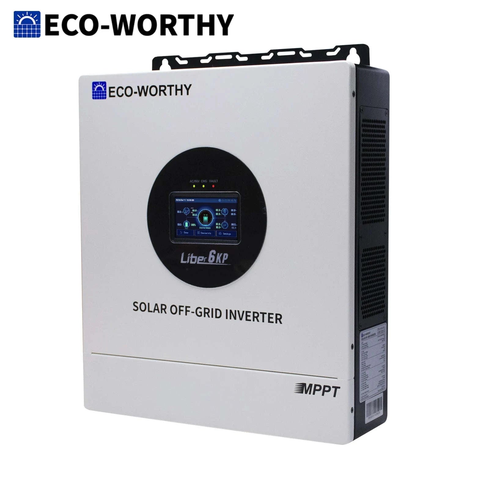 6KW Solar Off-Grid Split-Phase Inverter 48V to 120/240V-WHITE / United States