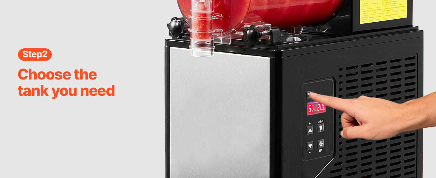 6L Commercial Slushy Machine with Self-Cleaning-1x6L / United States