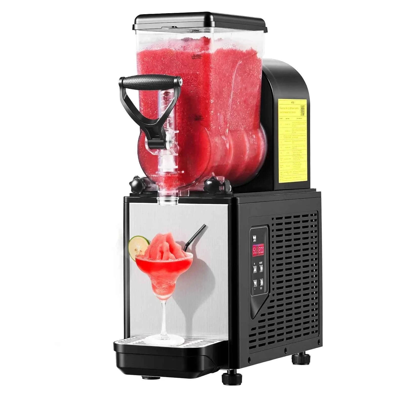 6L Commercial Slushy Machine with Self-Cleaning-1x6L / United States
