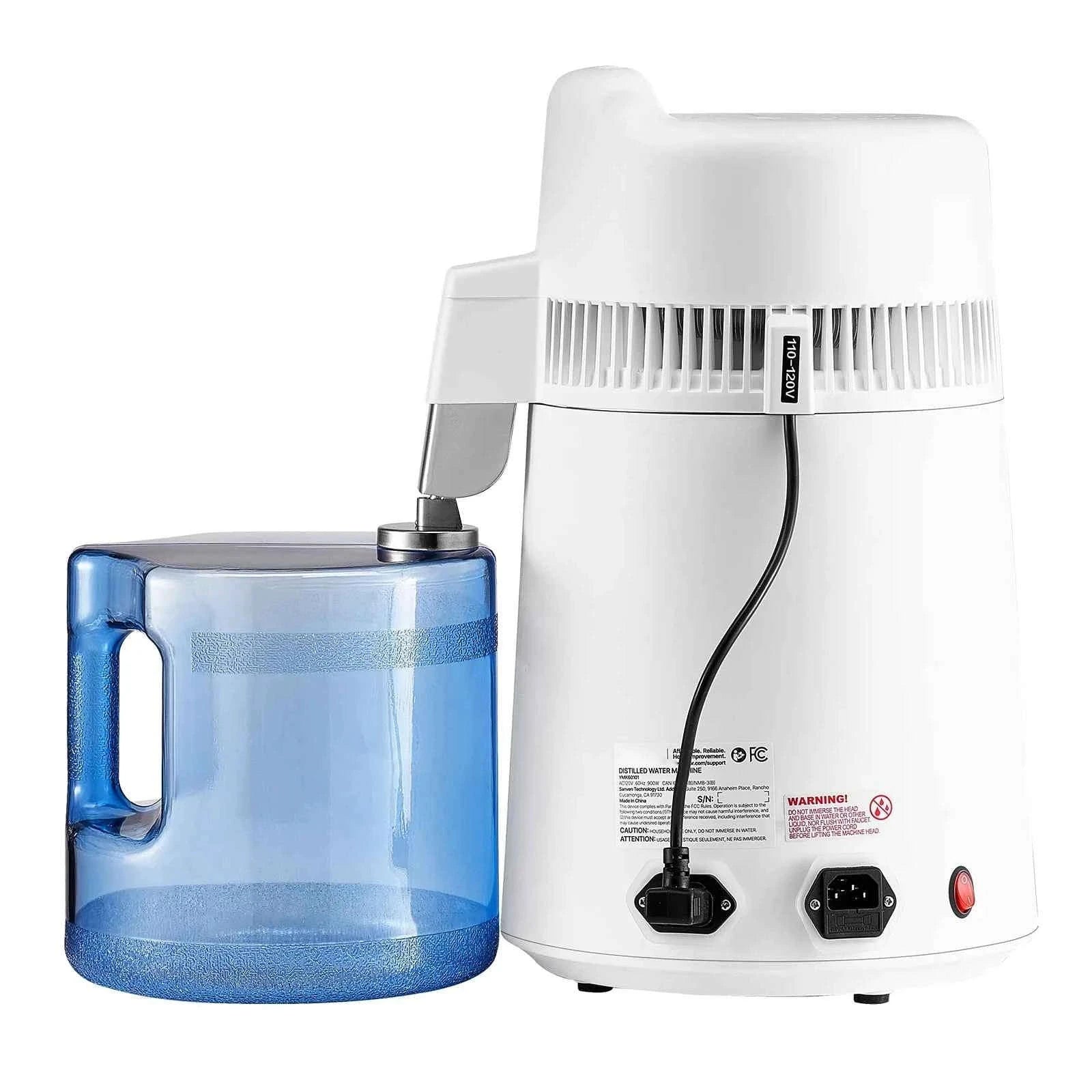 6L Countertop Water Distiller 900W White-6L White / United States