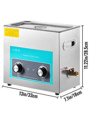 6L Ultrasonic Record Cleaner with Knob Control-spain