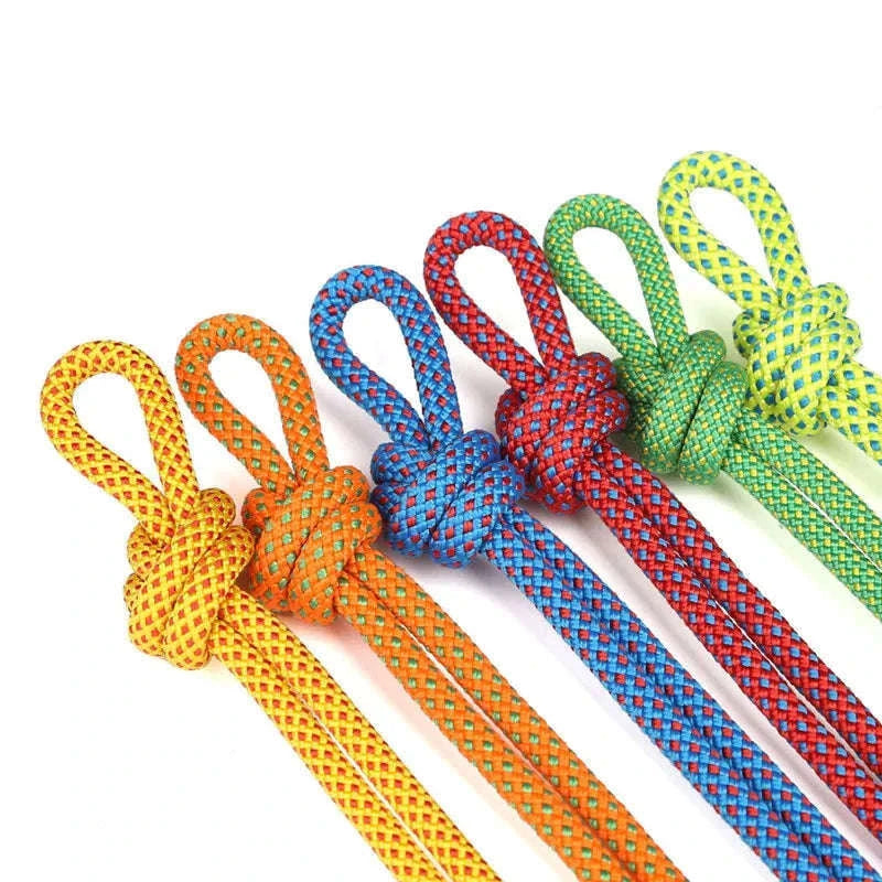 6mm Auxiliary Rope for Camping and Mountaineering-yellow / 20M
