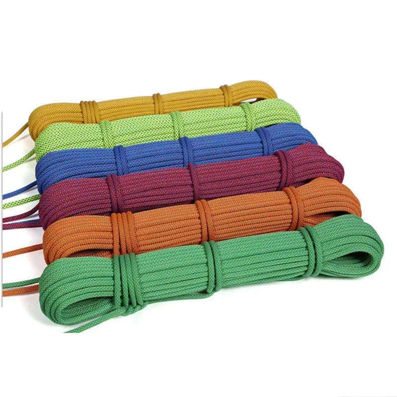 6mm Auxiliary Rope for Camping and Mountaineering-yellow / 20M