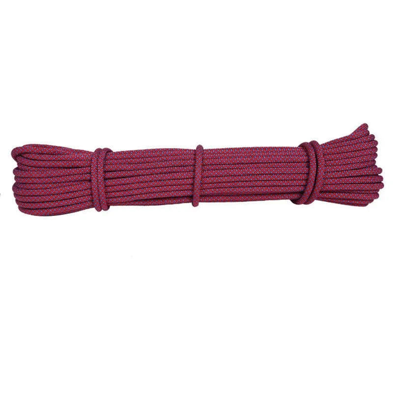 6mm Auxiliary Rope for Camping and Mountaineering-yellow / 20M