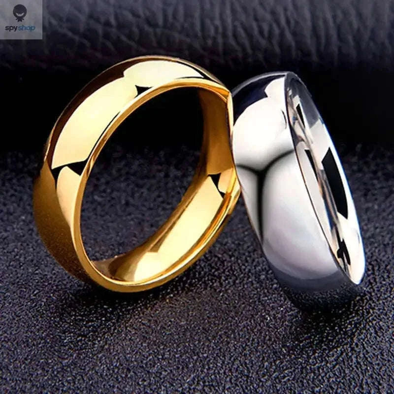 6mm Titanium Wedding Band Ring for Daily Comfort-Rose Gold / 7